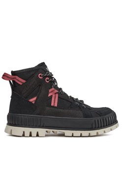 Trapery Palladium Pallashock Outcity 98877-008-M Czarny ze sklepu eobuwie.pl w kategorii Workery damskie - zdjęcie 181263920