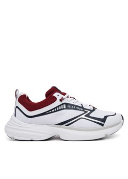 Sneakersy Tommy Hilfiger Th Dynafast Tech FM0FM05450 Biały ze sklepu eobuwie.pl w kategorii Buty sportowe męskie - zdjęcie 181264140