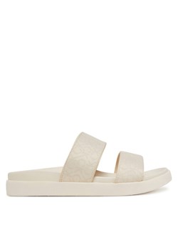 Klapki Calvin Klein Flat Slide Jacq HW0HW02486 Écru ze sklepu eobuwie.pl w kategorii Klapki damskie - zdjęcie 181264540