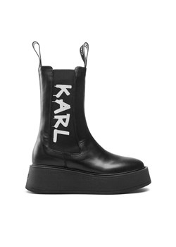 Sztyblety KARL LAGERFELD KL42460 Czarny ze sklepu eobuwie.pl w kategorii Workery damskie - zdjęcie 181264563