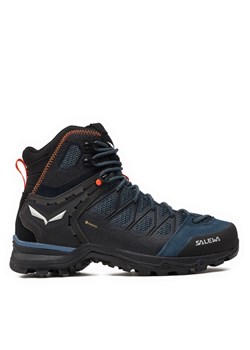 Trekkingi Salewa Ms Mnt Trainer Lite Mid Gtx GORE-TEX 61359-8769 Granatowy ze sklepu eobuwie.pl w kategorii Buty trekkingowe męskie - zdjęcie 181264653