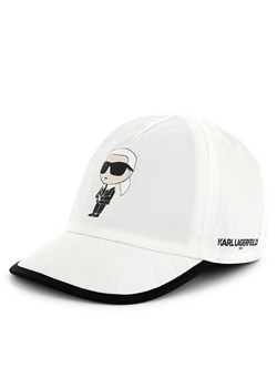 Czapka z daszkiem KARL LAGERFELD Z30574 Biały ze sklepu eobuwie.pl w kategorii Czapki dziecięce - zdjęcie 181265344