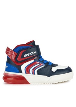 Sneakersy Geox J Grayjay Boy J369YD 0BU11 C0735 DD Granatowy ze sklepu eobuwie.pl w kategorii Buty sportowe dziecięce - zdjęcie 181265413