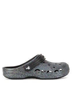 Klapki Crocs BAYA GLITTER CLOG 207015-0C4 Czarny ze sklepu eobuwie.pl w kategorii Klapki dziecięce - zdjęcie 181265742