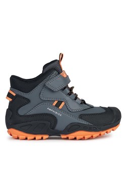 Śniegowce Geox Jr New Savage B Abx J261WB 050BU C0904 S Szary ze sklepu eobuwie.pl w kategorii Buty zimowe dziecięce - zdjęcie 181265783
