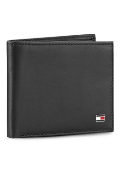 Duży Portfel Męski Tommy Hilfiger Eton Mini Cc Wallet AM0AM00655/83365 Czarny ze sklepu eobuwie.pl w kategorii Portfele męskie - zdjęcie 181265813