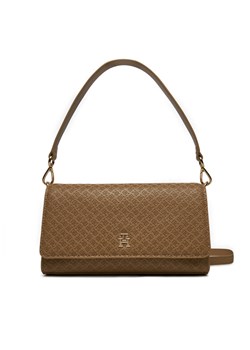 Torebka Tommy Hilfiger AW0AW16933 Brązowy ze sklepu eobuwie.pl w kategorii Torebki damskie - zdjęcie 181266072