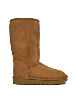 Śniegowce Ugg W Classic Tall II 1016224 Brązowy ze sklepu eobuwie.pl w kategorii Śniegowce damskie - zdjęcie 181266154