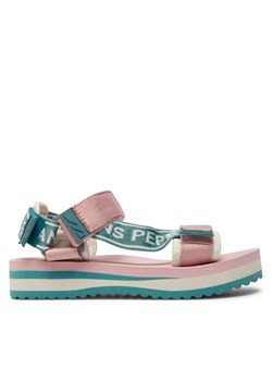 Sandały Pepe Jeans Pool Jelly G PGS70060 Różowy ze sklepu eobuwie.pl w kategorii Sandały dziecięce - zdjęcie 181266200