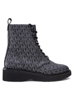 Trapery MICHAEL Michael Kors Haskell Bootie 40F2HSFE5B Czarny ze sklepu eobuwie.pl w kategorii Workery damskie - zdjęcie 181266371