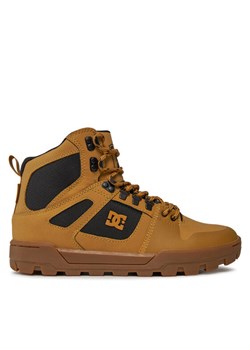 Sneakersy DC Pure Ht Wr ADYB100018 Brązowy ze sklepu eobuwie.pl w kategorii Buty zimowe męskie - zdjęcie 181266412