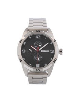 Zegarek Hugo Grip 1530276 Srebrny ze sklepu eobuwie.pl w kategorii Zegarki - zdjęcie 181266644