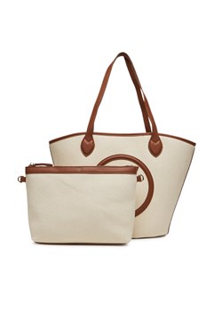 Torebka Valentino VBS7QO02CAN Beżowy ze sklepu eobuwie.pl w kategorii Torby Shopper bag - zdjęcie 181266713