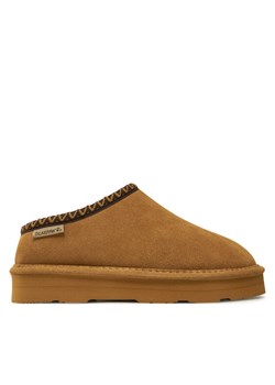 Kapcie Bearpaw Martis 3038W Beżowy ze sklepu eobuwie.pl w kategorii Kapcie damskie - zdjęcie 181266803