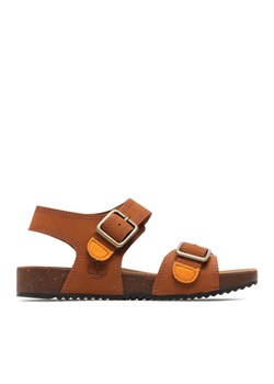 Sandały Timberland Castle Island 2 Strap TB0A427QF13 Brązowy ze sklepu eobuwie.pl w kategorii Sandały dziecięce - zdjęcie 181266994