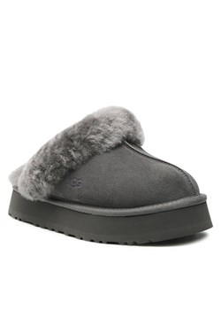 Kapcie Ugg W Disquette 1122550 Szary ze sklepu eobuwie.pl w kategorii Kapcie damskie - zdjęcie 181267010