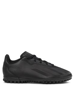 Buty do piłki nożnej adidas X Crazyfast.4 Turf Boots IE4084 Czarny ze sklepu eobuwie.pl w kategorii Buty sportowe dziecięce - zdjęcie 181267110