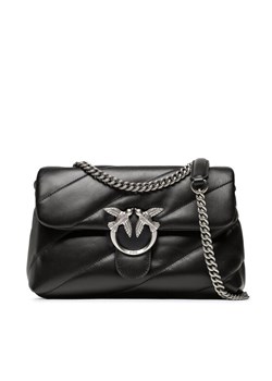 Torebka Pinko Love Classic Puff Cl PE 23 PLTT 100038 A0F2 Czarny ze sklepu eobuwie.pl w kategorii Listonoszki - zdjęcie 181267194