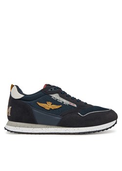 Sneakersy Aeronautica Militare 251SC288CT3545 Granatowy ze sklepu eobuwie.pl w kategorii Buty sportowe męskie - zdjęcie 181267213