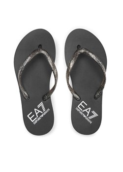 Japonki EA7 Emporio Armani XFQ013 XK322 S466 Czarny ze sklepu eobuwie.pl w kategorii Klapki damskie - zdjęcie 181267333