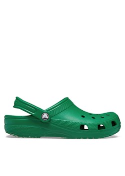 Klapki Crocs Classic Clog 10001 Zielony ze sklepu eobuwie.pl w kategorii Klapki damskie - zdjęcie 181267474