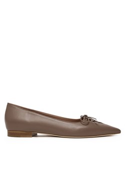 Baleriny MALONE SOULIERS Hedy Flat 10-2 Brązowy ze sklepu eobuwie.pl w kategorii Balerinki - zdjęcie 181267542