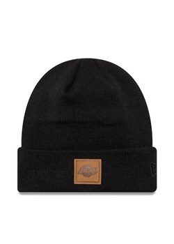 Czapka New Era Team Patch Cuff Bea 60565195 Czarny ze sklepu eobuwie.pl w kategorii Czapki zimowe męskie - zdjęcie 181267562