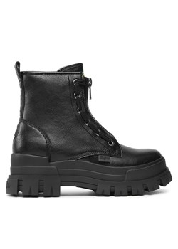 Botki Buffalo Aspha Zip 1622070 Czarny ze sklepu eobuwie.pl w kategorii Workery damskie - zdjęcie 181267771