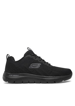 Sneakersy Skechers Summits Torre 232395/BBK Czarny ze sklepu eobuwie.pl w kategorii Buty sportowe męskie - zdjęcie 181267880
