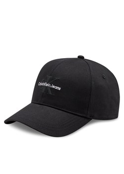 Czapka z daszkiem Calvin Klein Mono Logo Embro K60K612317 Czarny ze sklepu eobuwie.pl w kategorii Czapki z daszkiem damskie - zdjęcie 181267892