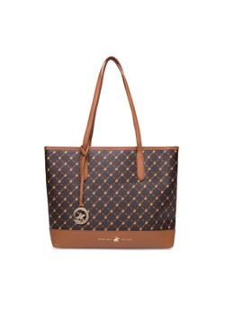 Torebka Beverly Hills Polo Club BHPC-E-015-CCC-05 Brązowy ze sklepu eobuwie.pl w kategorii Torby Shopper bag - zdjęcie 181268204