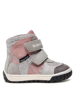 Śniegowce Kickers Sitrouille Wpf 585575-10 Szary ze sklepu eobuwie.pl w kategorii Buty zimowe dziecięce - zdjęcie 181268513