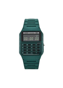 Zegarek Casio Vintage CA-53WB-3BEF Zielony ze sklepu eobuwie.pl w kategorii Zegarki - zdjęcie 181268603