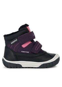 Trzewiki Geox B Omar Girl Wpf B262LD 022FU C9233 M Czarny ze sklepu eobuwie.pl w kategorii Buty zimowe dziecięce - zdjęcie 181268630