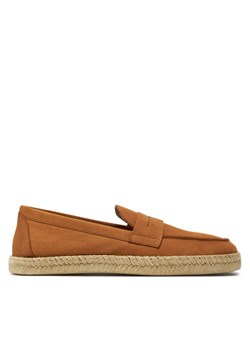 Espadryle Geox U Ostuni U36GVA 00046 C6002 Brązowy ze sklepu eobuwie.pl w kategorii Mokasyny męskie - zdjęcie 181268790