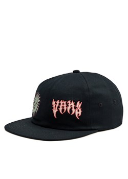 Czapka z daszkiem Vans Sunface Jockey VN000GKABLK1 Czarny ze sklepu eobuwie.pl w kategorii Czapki z daszkiem damskie - zdjęcie 181268801