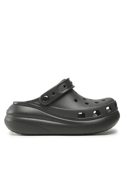 Klapki Crocs Classic Crush Clog 207521 Czarny ze sklepu eobuwie.pl w kategorii Klapki damskie - zdjęcie 181268972