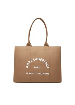 Torebka KARL LAGERFELD A1W50009 Brązowy ze sklepu eobuwie.pl w kategorii Torby Shopper bag - zdjęcie 181269162