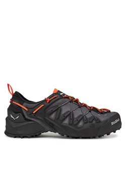 Trekkingi Salewa Wildfire Edge GTX  0000061375 Zielony ze sklepu eobuwie.pl w kategorii Buty trekkingowe męskie - zdjęcie 181269163