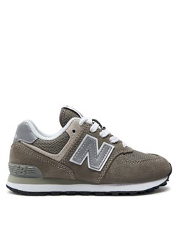 Sneakersy New Balance PC574EVG Szary ze sklepu eobuwie.pl w kategorii Buty sportowe dziecięce - zdjęcie 181269293