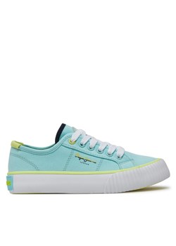 Tenisówki Pepe Jeans Ottis Basic G PGS30605 Niebieski ze sklepu eobuwie.pl w kategorii Trampki dziecięce - zdjęcie 181269300