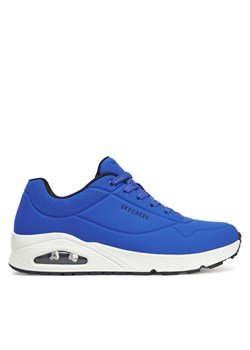 Sneakersy Skechers Uno - Stand On Air 52458/BLW Niebieski ze sklepu eobuwie.pl w kategorii Buty sportowe męskie - zdjęcie 181269301
