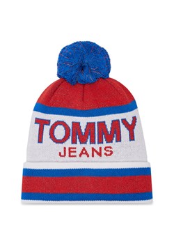 Czapka Tommy Jeans Heritage AW0AW14084 Kolorowy ze sklepu eobuwie.pl w kategorii Czapki zimowe damskie - zdjęcie 181269481