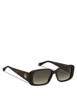 Okulary przeciwsłoneczne Tommy Hilfiger 1966/S 205367 Brązowy ze sklepu eobuwie.pl w kategorii Okulary przeciwsłoneczne damskie - zdjęcie 181269842