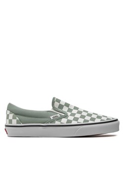 Tenisówki Vans Classic Slip-On VN000BVZCJL1 Zielony ze sklepu eobuwie.pl w kategorii Trampki damskie - zdjęcie 181269893