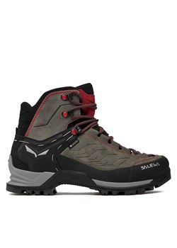Trekkingi Salewa Mtn Trainer Mid Gtx GORE-TEX 63458-4720 Szary ze sklepu eobuwie.pl w kategorii Buty trekkingowe męskie - zdjęcie 181270042