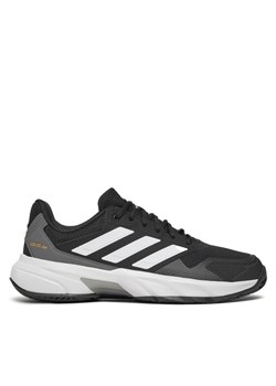 Buty do tenisa adidas CourtJam Control 3 Clay Tennis ID7392 Czarny ze sklepu eobuwie.pl w kategorii Buty sportowe męskie - zdjęcie 181270110