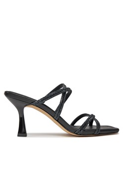 Klapki MICHAEL Michael Kors Corrine Sandal 40R4CNMS1S Czarny ze sklepu eobuwie.pl w kategorii Klapki damskie - zdjęcie 181270142
