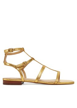 Sandały LAUREN RALPH LAUREN 802978208001 Złoty ze sklepu eobuwie.pl w kategorii Sandały damskie - zdjęcie 181270300