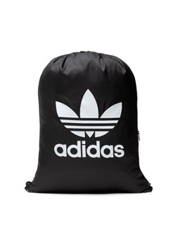 Worek adidas Gymsack Trefoil BK6726 Czarny ze sklepu eobuwie.pl w kategorii Plecaki - zdjęcie 181270343